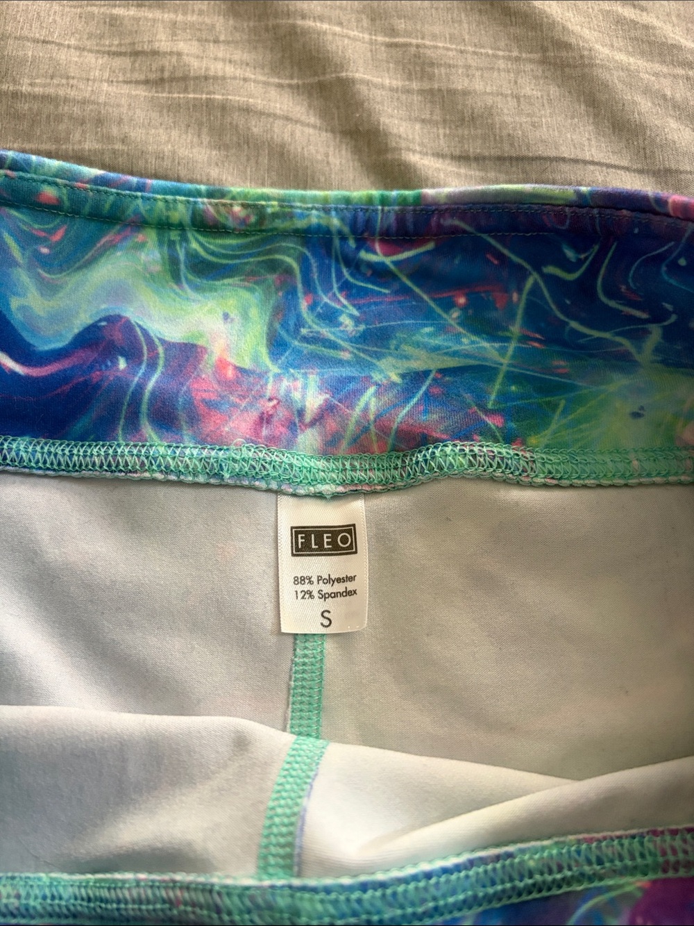 Fleo Galaxy Print Women's Performance Shorts - Multicolor - Picture 2 of 3
